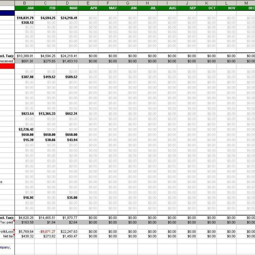 Basic Accounting Spreadsheet Regarding Basic Accounting Spreadsheet Cash Register Balance Sheet Template