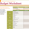 Basic Budget Spreadsheet Within 9 Useful Budget Worksheets That Are 100% Free