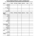 Basic Expenses Spreadsheet Inside Basic Income And Expenses Spreadsheet Sample Worksheets