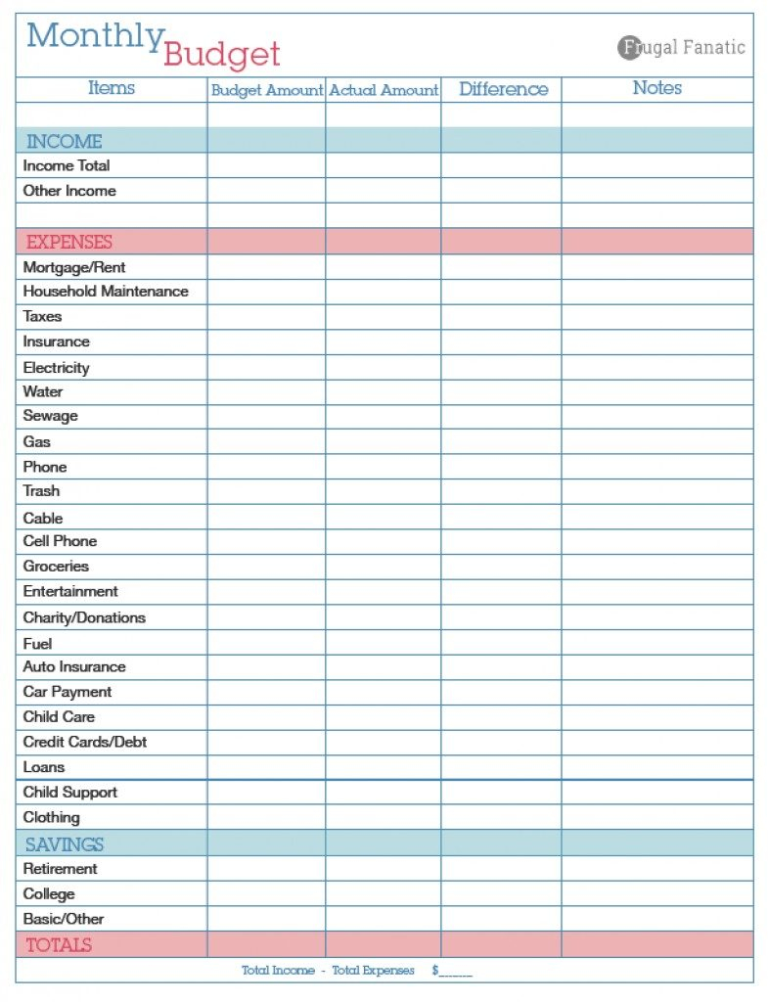 Basic Expenses Spreadsheet — db-excel.com