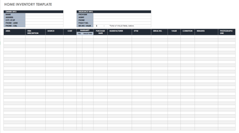 Basic Stock Control Spreadsheet Throughout Free Excel Inventory Templates — Db 3907