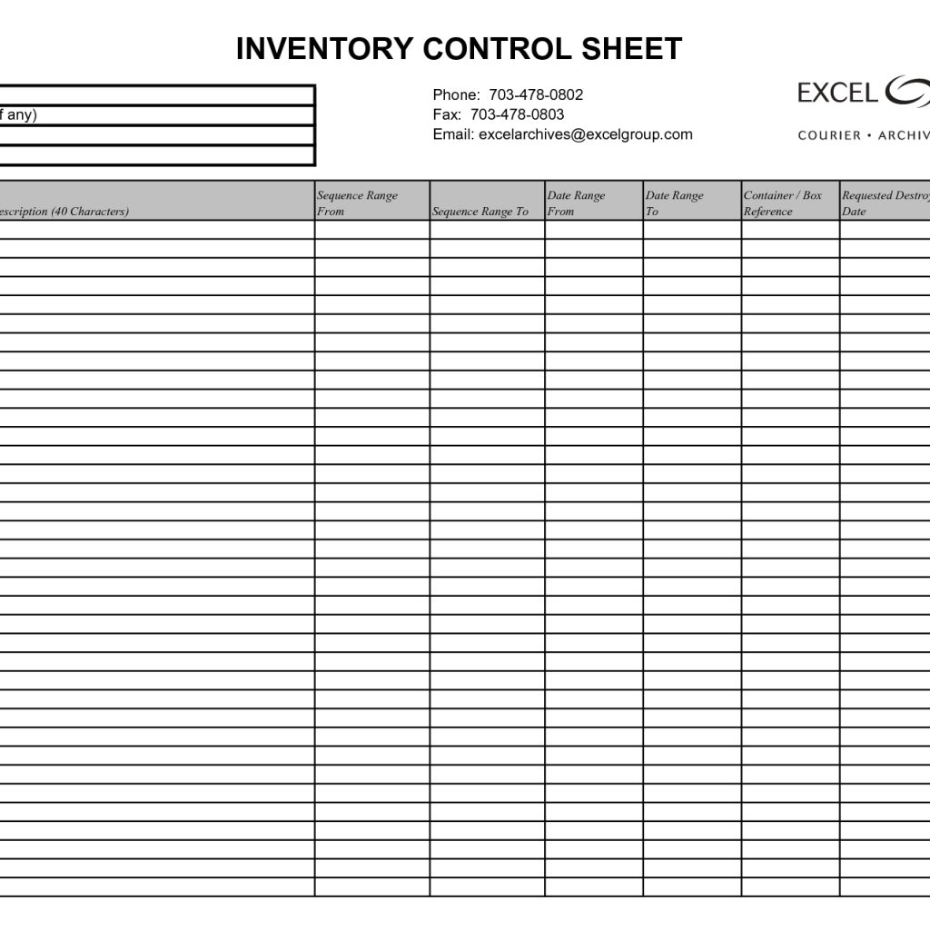 Basic Stock Control Spreadsheet Within Simple Inventory Tracking Spreadsheet Or With Plus