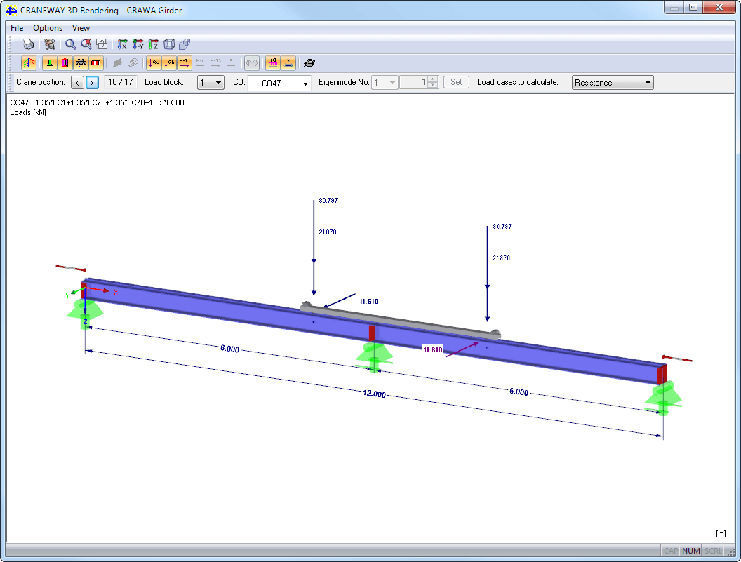 Beam Splice Design Spreadsheet Regarding Craneway: Craneway Girder Design Acc. To Eurocode 3  Dlubal Software