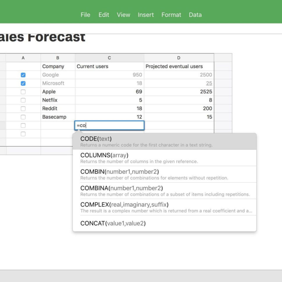 Best Spreadsheet Software In Spreadsheet Software For Mac Os X And Best Free Spreadsheet Software
