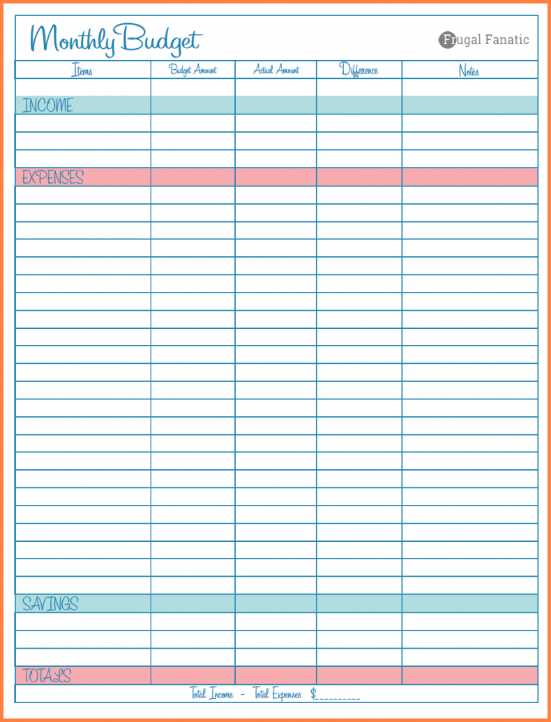 Bill Budget Spreadsheet For Monthly Bill Spreadsheet Template Free Budget Templates Excel