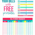 Bill Organizer Spreadsheet For Printable Bill Organizer Spreadsheet Awesome Monthly Bills Organizer