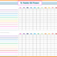 Bill Pay Organizer Spreadsheet For Free Bill Paying Organizer Template Yearly Monthly Printable Excel