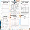 Bill Pay Organizer Spreadsheet Regarding Free Bill Paying Organizer Template With Yearly Plus Monthly
