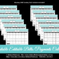 Bill Pay Schedule Spreadsheet Intended For Bill Pay Calendar  Allaboutthehouse Printables