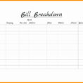Bill Pay Schedule Spreadsheet Throughout Bill Of Sale Free Monthly Paymplate Schedule Payment Bi Weekly
