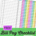 Bill Pay Schedule Spreadsheet Within Bill Schedule Template Free Payment Pay Monthly Invoice Payroll