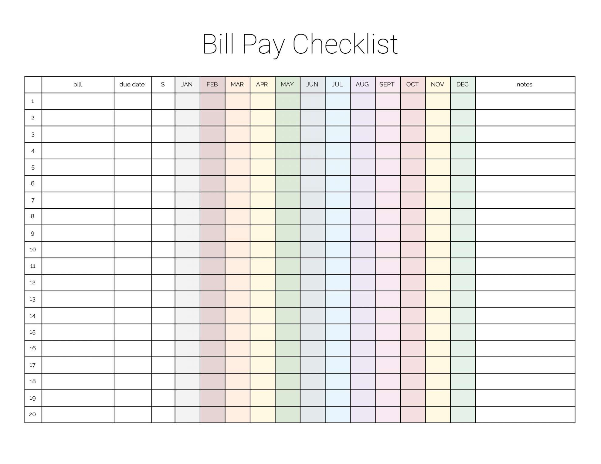 Bill Pay Spreadsheet Google Spreadshee weekly bill pay spreadsheet