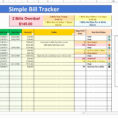 Bill Pay Spreadsheet With Bill Pay Spreadsheet Excel  Aljererlotgd