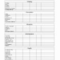 Bill Spreadsheet Pdf Throughout Printable Wedding Budget Checklist Pdf Spreadsheet Sample Worksheets
