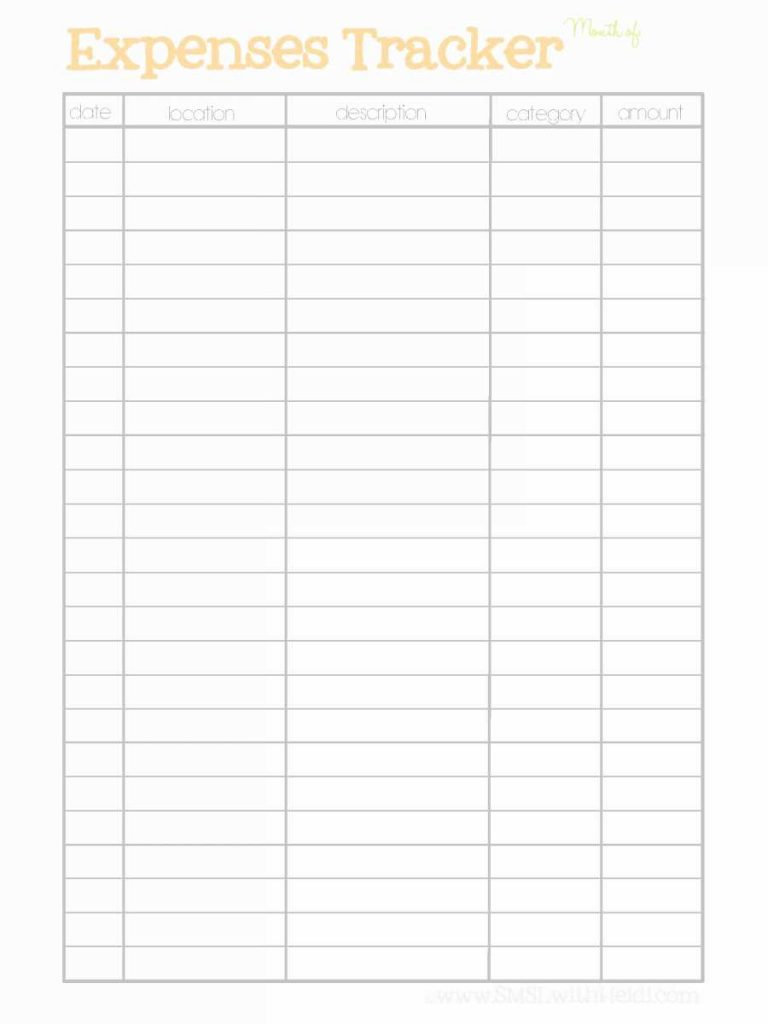 Bill Tracker Spreadsheet Within Bill Tracker Spreadsheet 20 Awesome Collection Monthly Template