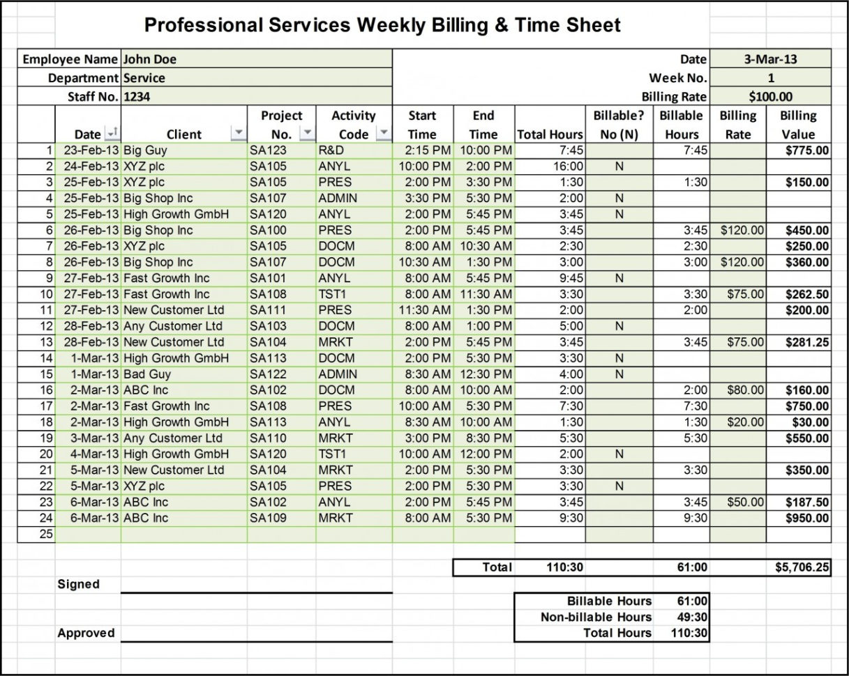 Billable Hours Spreadsheet With Regard To Timesheet Spreadsheet Formula Beautiful Spreadsheet For Mac