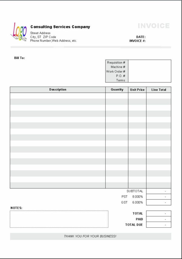 Billing Spreadsheet within Billing Spreadsheet Template Excel Based ...