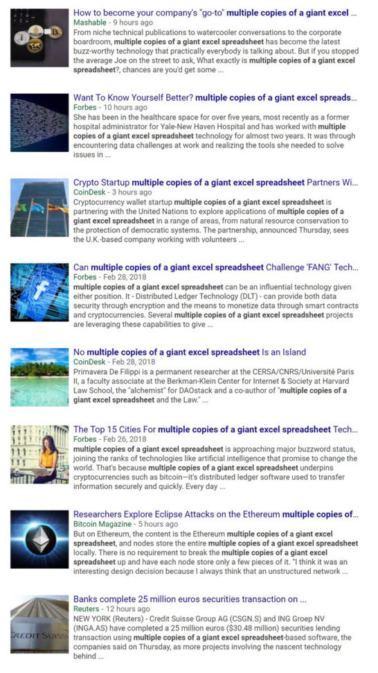 Bitcoin Excel Spreadsheet Inside Chrome Extension@cynthiablee Replaces “Blockchain” With