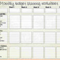 Blank Budget Spreadsheet Pertaining To Printable Weekly Budget Planner  Homebiz4U2Profit