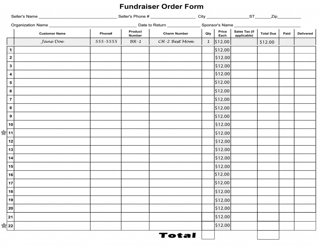 Blank Spreadsheet Form Pertaining To Blank Spreadsheet Printout Fresh Free Order Form Template My