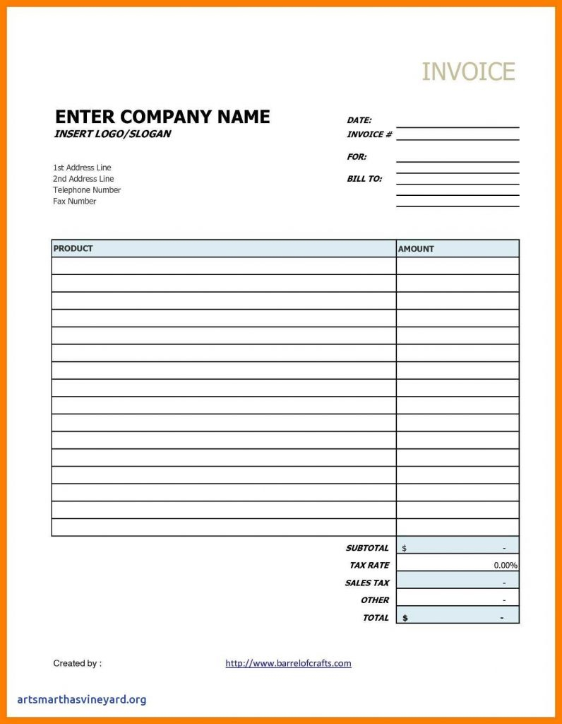 blank spreadsheet pdf with empty invoice template blank