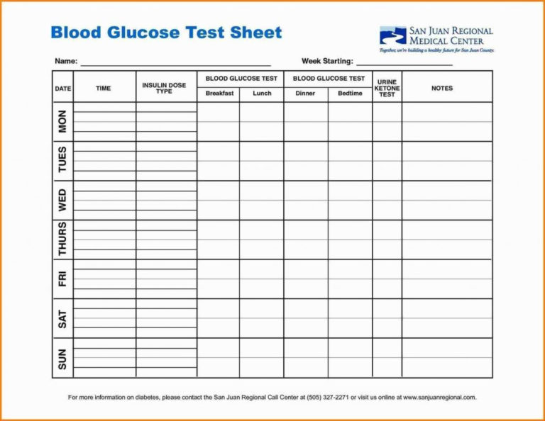 Blood Test Spreadsheet — db-excel.com