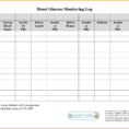Blood Test Spreadsheet Intended For Blood Glucose Test Log  Rent.interpretomics.co