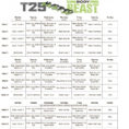 Body Beast Meal Plan Spreadsheet Pertaining To My Hybrid Worksheets / Calendars  Teamripped