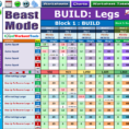 Body Beast Meal Plan Spreadsheet With Excel Workout Tool For Body Beast