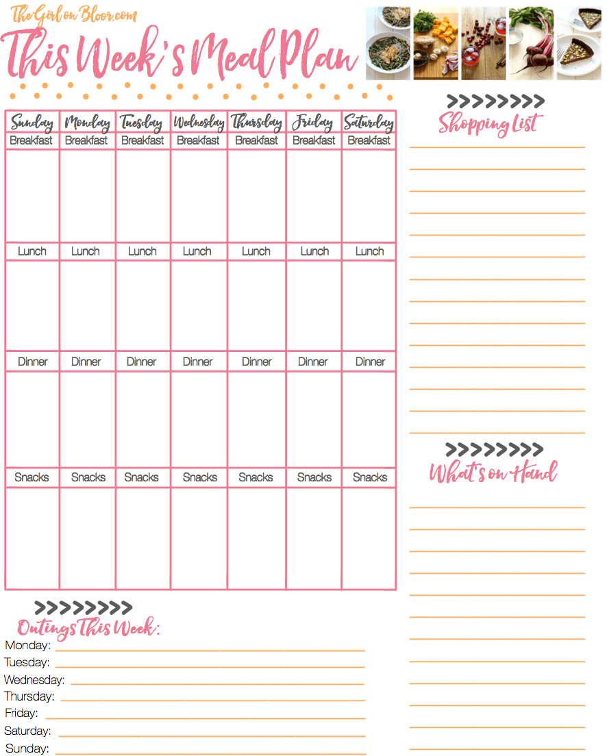 Body For Life Meal Plan Spreadsheet for Meal Prep For Busy People! The