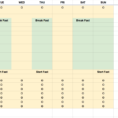 Body For Life Meal Plan Spreadsheet Inside My Intermittent Fasting Lifestyle: How I Dropped 50 Pounds