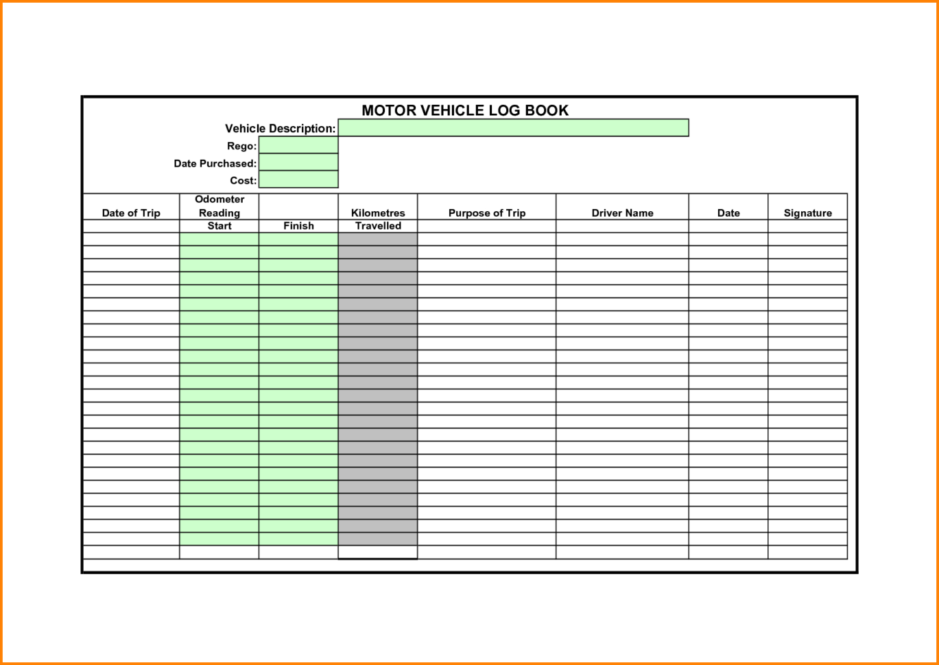 Book Spreadsheet For Vehicle Log Book Spreadsheet  Rent.interpretomics.co