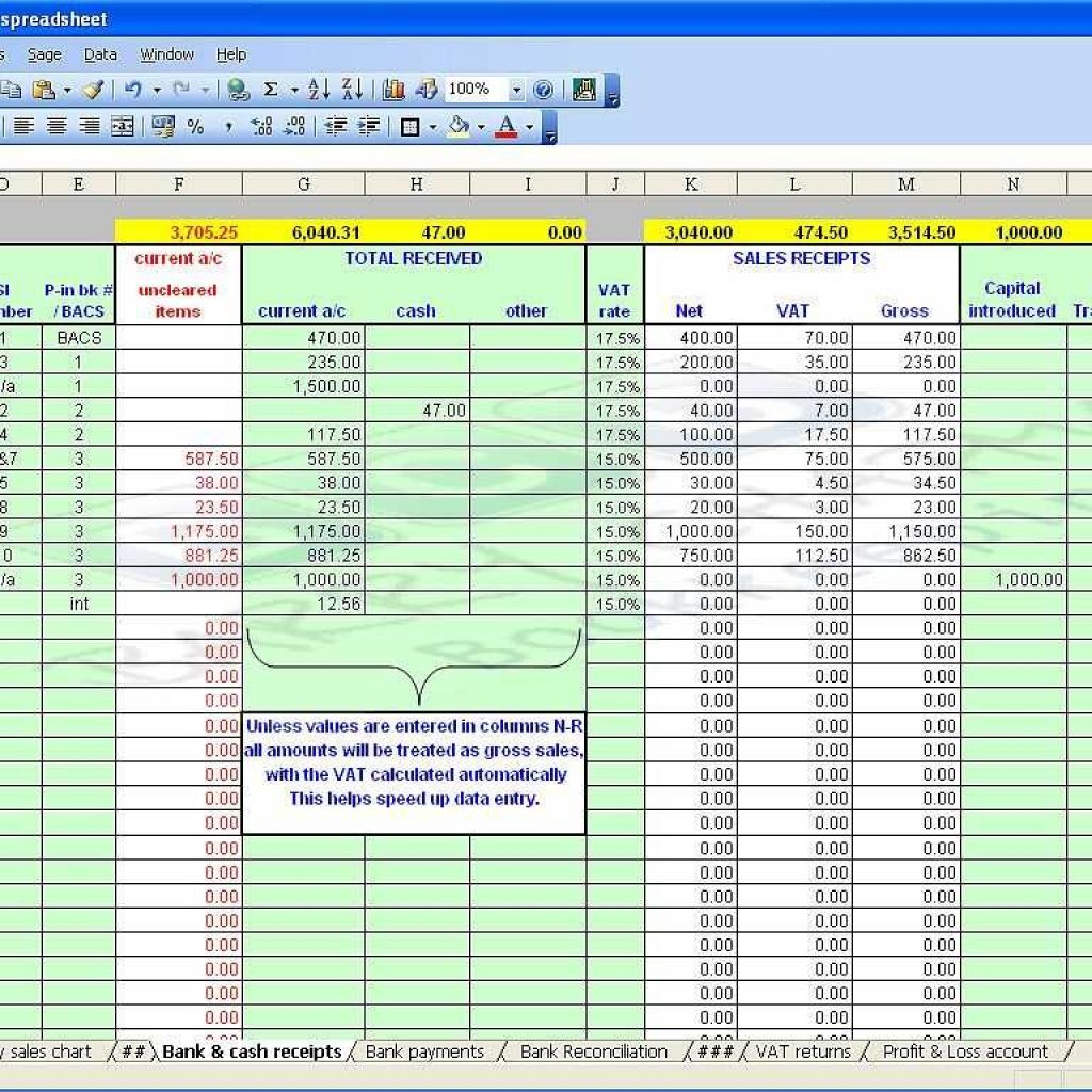 Bookkeeping Spreadsheet Example Intended For Bookkeeping Spreadsheet Templates In Small Business Accounting