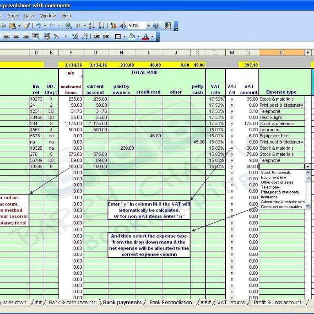 Bookkeeping Spreadsheet Example With Regard To Accounting Bookkeeping Spreadsheets Templates Demo Regarding