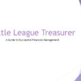 Booster Club Financial Spreadsheet Throughout Little League Treasurer A Guide To Successful Financial Management