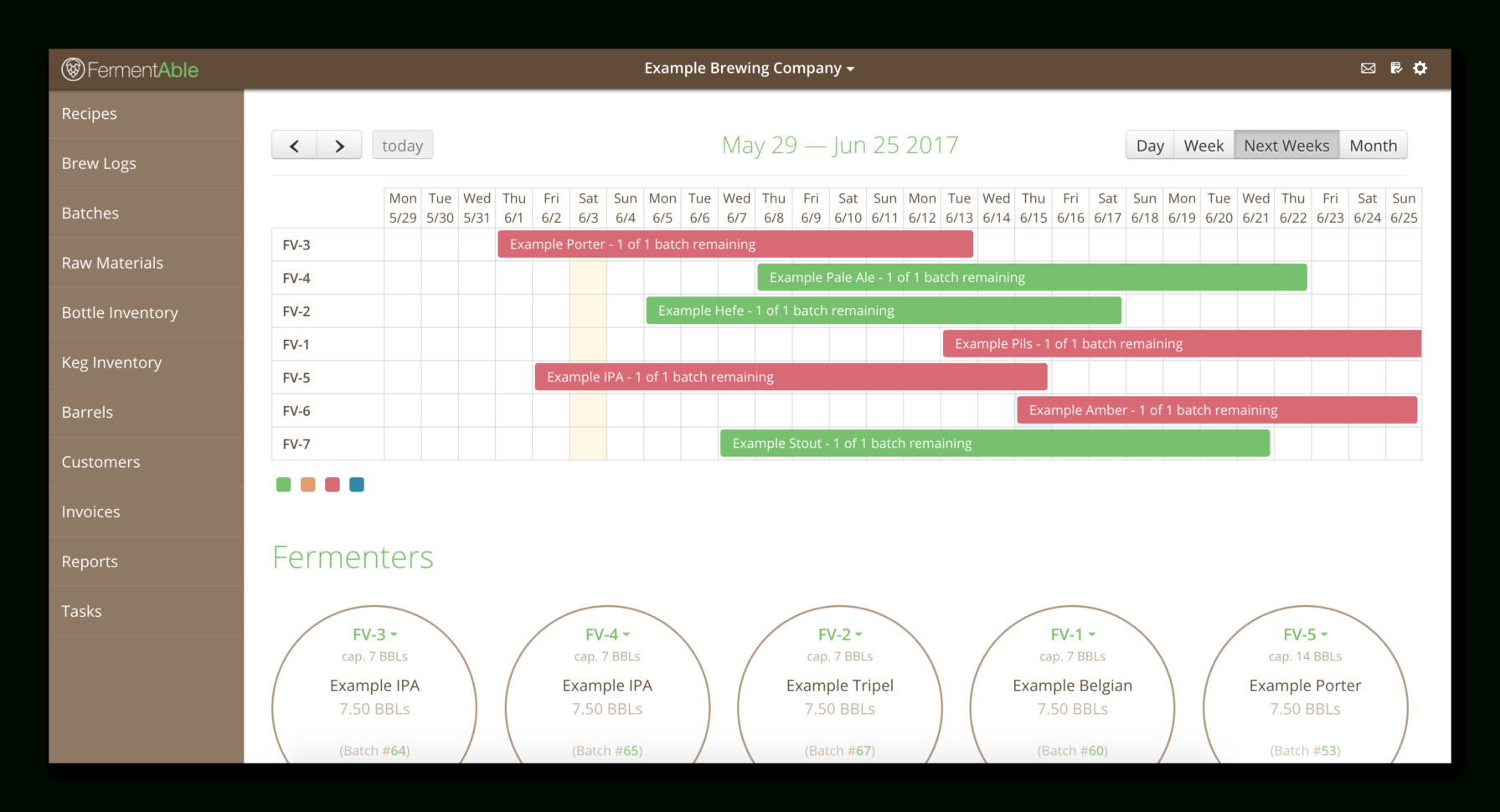 Brewery Inventory Spreadsheet Throughout Fermentable  Features