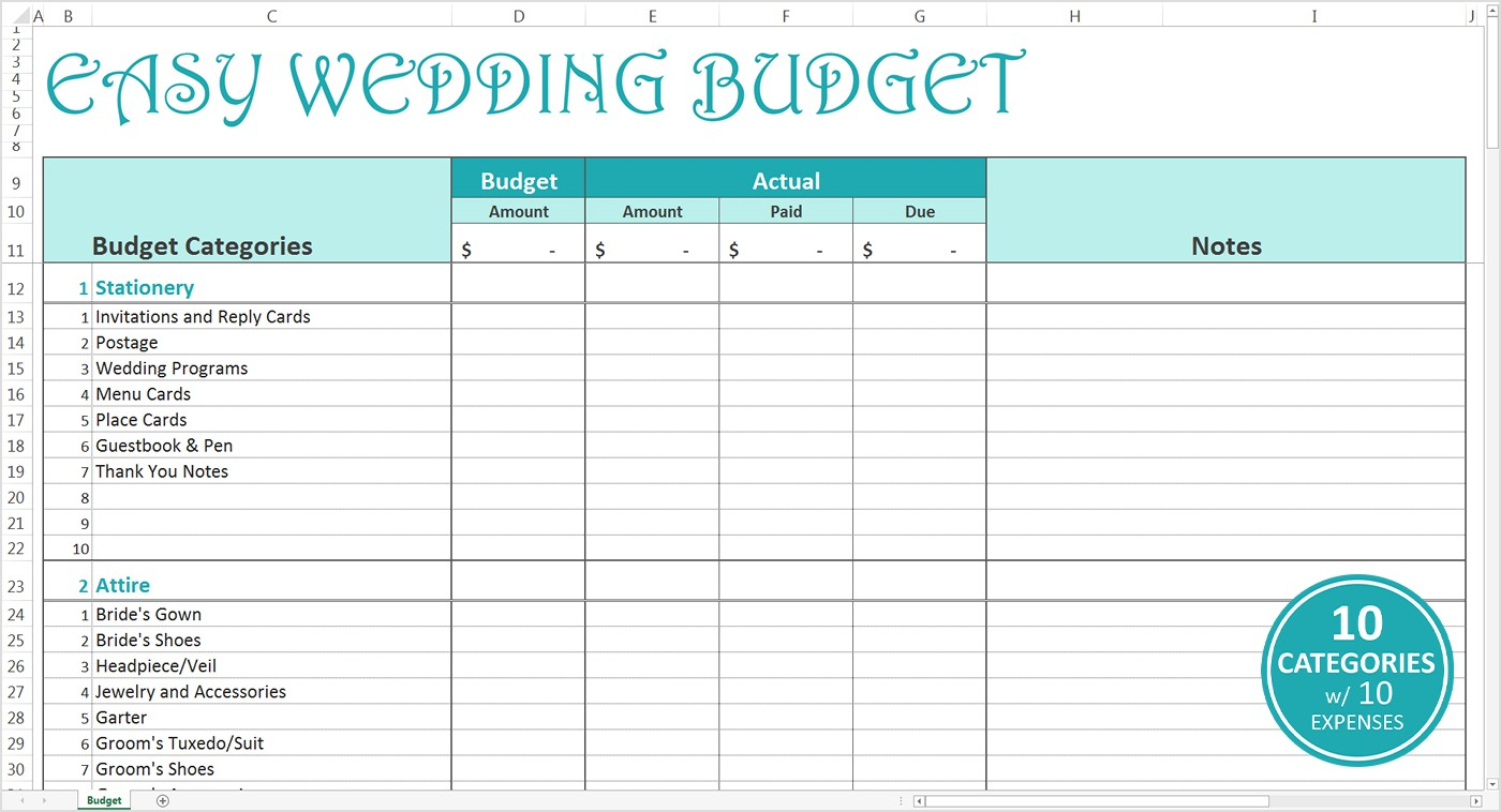Bridal Budget Spreadsheet Within 004 Wedding Budget Template Excel Ideas Pwb Screenshot ~ Ulyssesroom