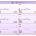 Bridal Shower Planning Spreadsheet Throughout Christmas List Template Excel Awesome Destination Wedding Planning