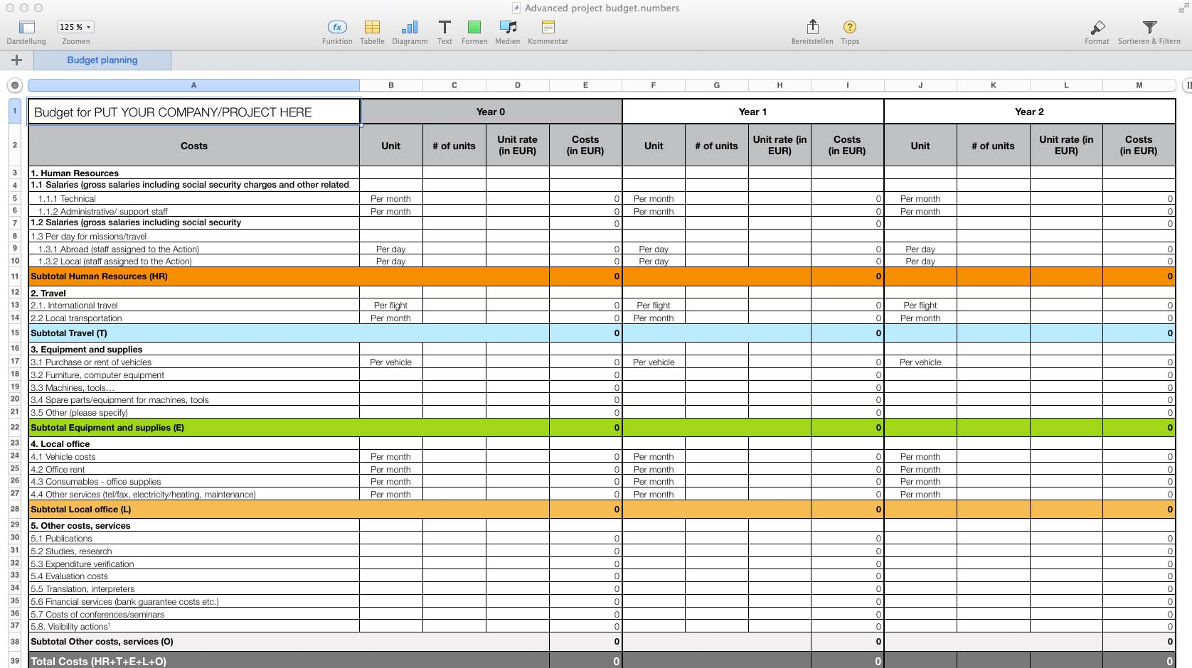 Budget Calendar Spreadsheet inside Templates For Numbers Pro For Mac  Made For Use
