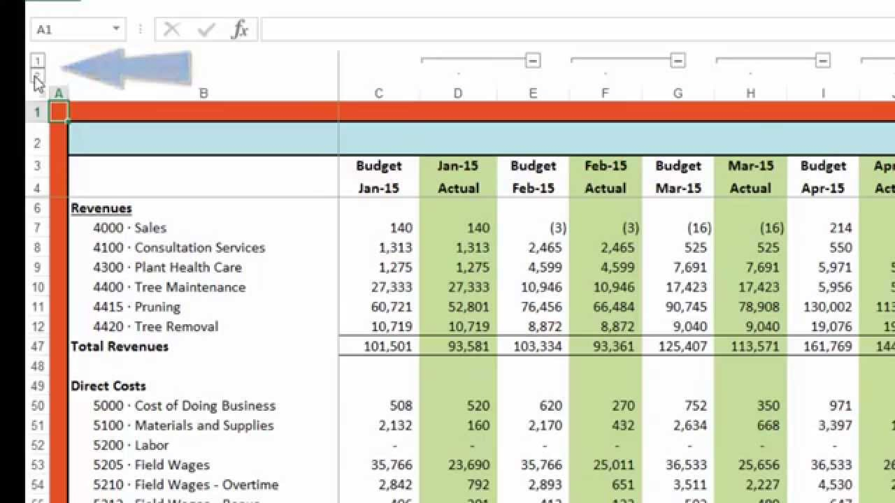 Budget Vs Actual Spreadsheet Template in Budget Vs Actual Spreadsheet Template On Spreadsheet Templates