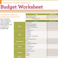 Budgeting For University Spreadsheet Inside Budget Worksheet For Students – Emmamcintyrephotography