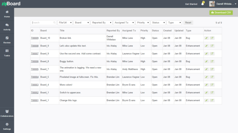 Bug Tracking Spreadsheet — db-excel.com