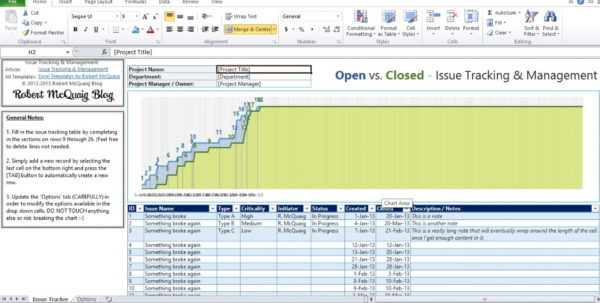Bug Tracking Spreadsheet Spreadsheet Downloa excel bug tracking ...