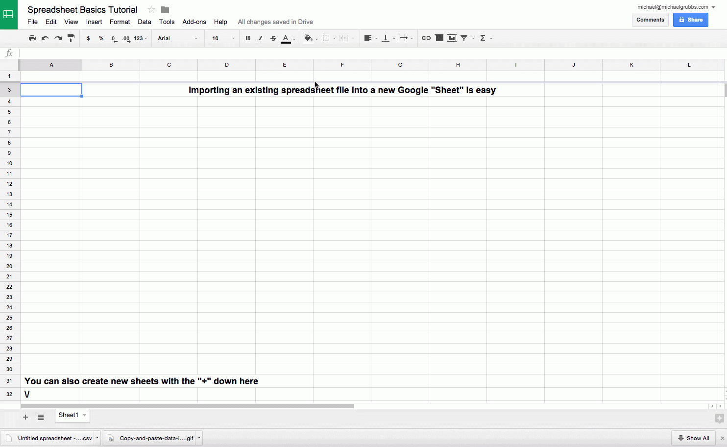 Build A Spreadsheet Online In Google Sheets 101: The Beginner's Guide To Online Spreadsheets  The