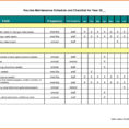 Building Maintenance Costs Spreadsheet pertaining to Example Of Maintenance Tracking Spreadsheet Building Schedule Excel