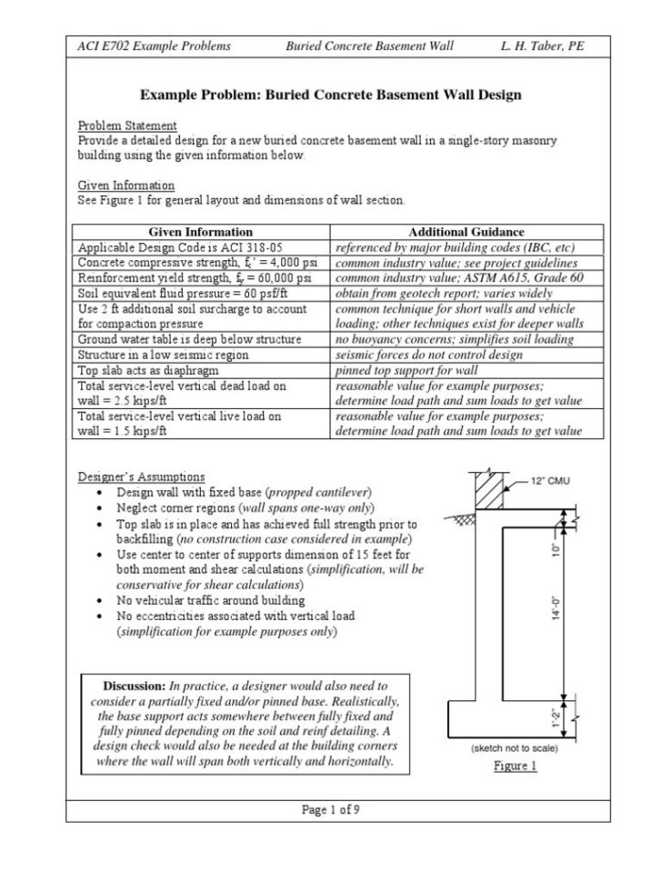 Building Structural Design Spreadsheets Free Download Inside Structural Design Of Insulating Concrete Form Walls In Residential Building Structural Design Spreadsheets Free Download Inside Structural Design Of Insulating Concrete Form Walls In Residential