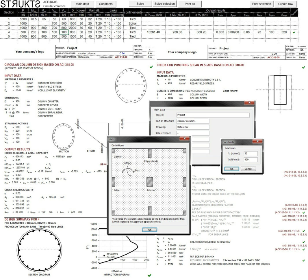 Building Structural Design Spreadsheets Free Download Intended For Strukts Structural Design Spreadsheets For Structural Engineers
