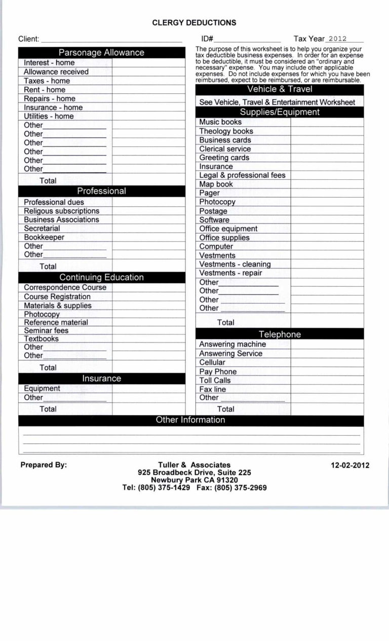 Business Mileage Spreadsheet for Irs Expense Reimbursement Receipt ...