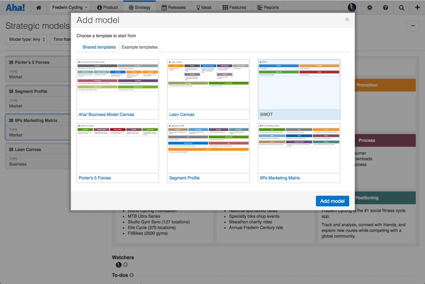 Business Plan Spreadsheet Regarding 6 Free Business Plan Templates  Aha!
