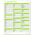Business Spreadsheets Excel Templates Pack For Trip Packing List  Excel Template  Savvy Spreadsheets